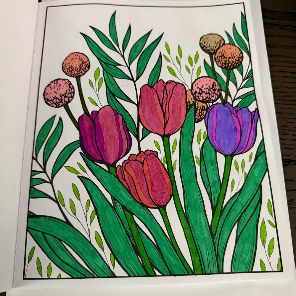 Colorful Floral Art Print